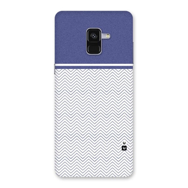 Melange Striped Pattern Back Case for Galaxy A8 Plus