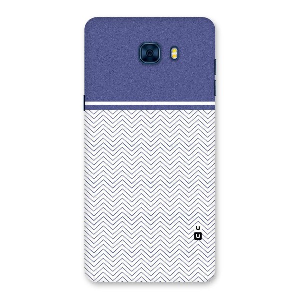 Melange Striped Pattern Back Case for Galaxy C7 Pro