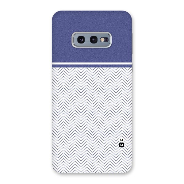 Melange Striped Pattern Back Case for Galaxy S10e