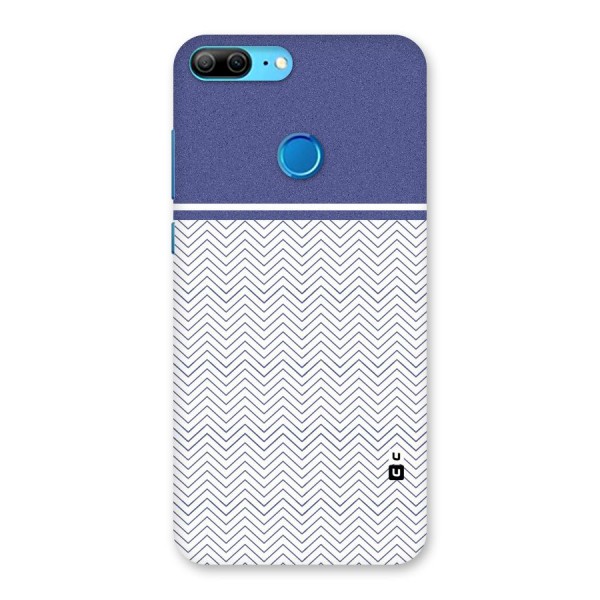 Melange Striped Pattern Back Case for Honor 9 Lite