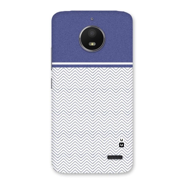 Melange Striped Pattern Back Case for Moto E4