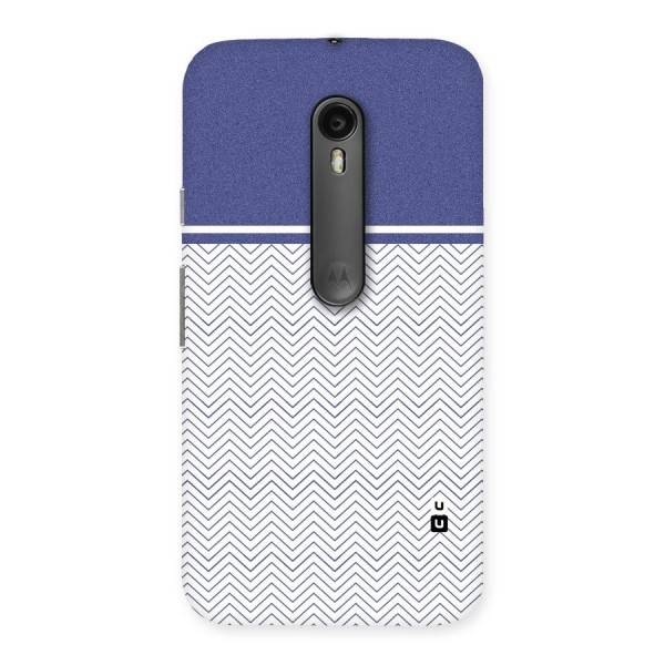 Melange Striped Pattern Back Case for Moto G3