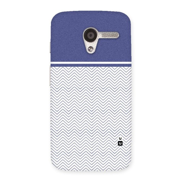 Melange Striped Pattern Back Case for Moto X