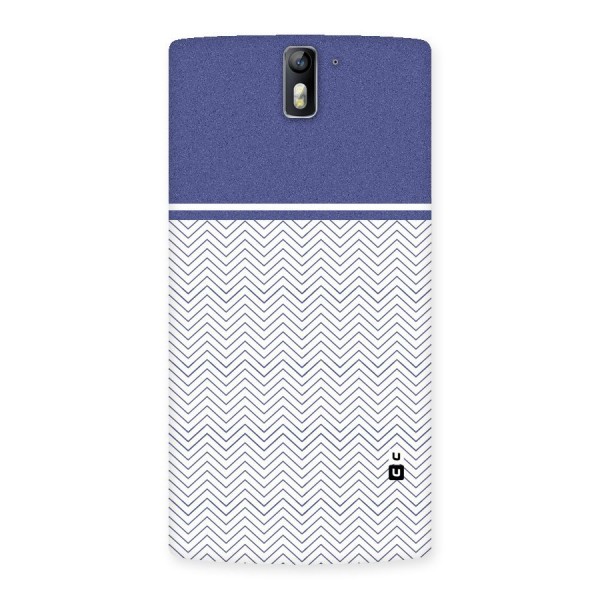 Melange Striped Pattern Back Case for One Plus One