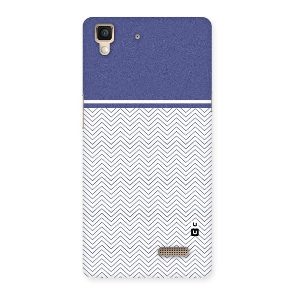 Melange Striped Pattern Back Case for Oppo R7