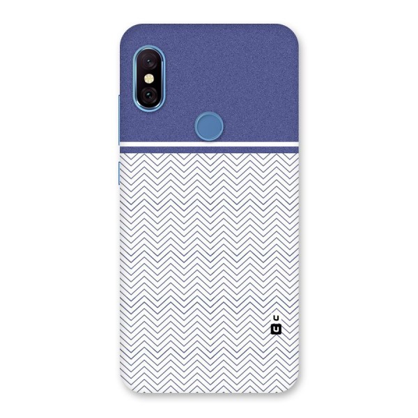 Melange Striped Pattern Back Case for Redmi Note 6 Pro