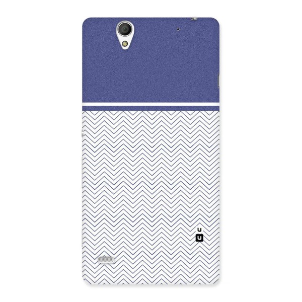 Melange Striped Pattern Back Case for Sony Xperia C4