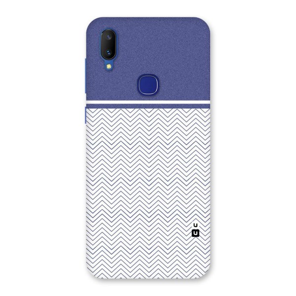 Melange Striped Pattern Back Case for Vivo V11