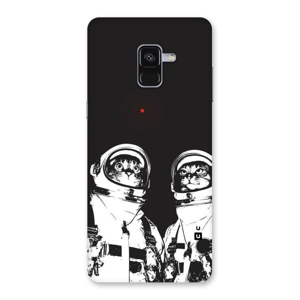 Meow Moon Back Case for Galaxy A8 Plus