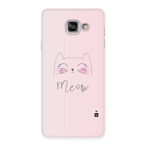 Meow Pink Back Case for Galaxy A7 2016