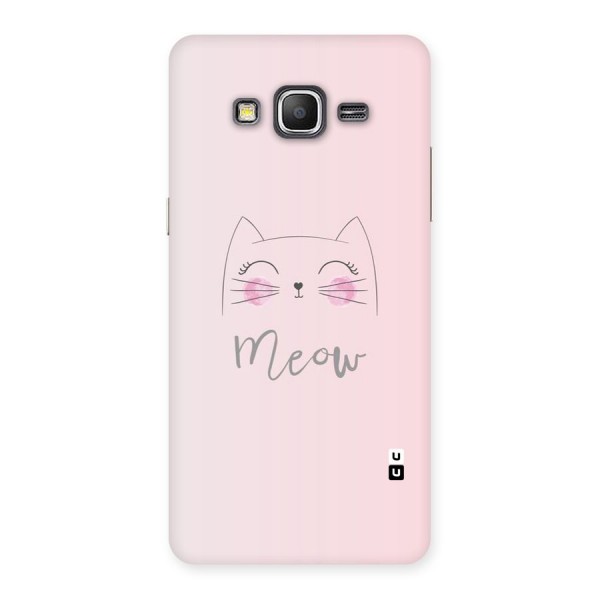 Meow Pink Back Case for Galaxy Grand Prime