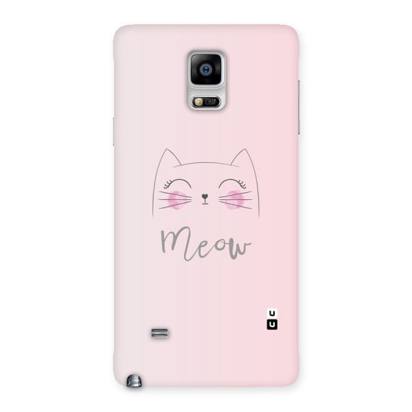 Meow Pink Back Case for Galaxy Note 4