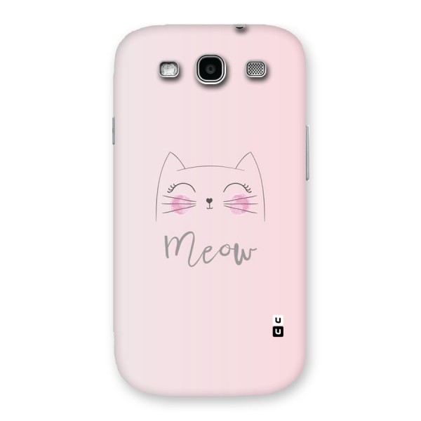 Meow Pink Back Case for Galaxy S3 Neo