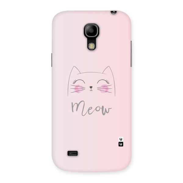 Meow Pink Back Case for Galaxy S4 Mini