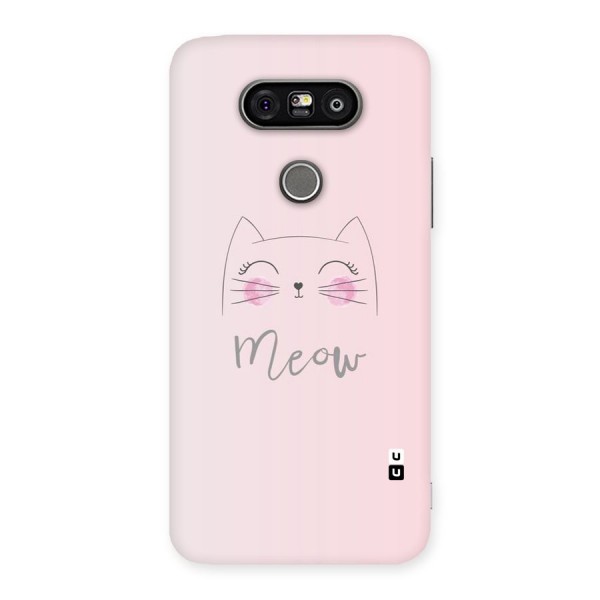 Meow Pink Back Case for LG G5