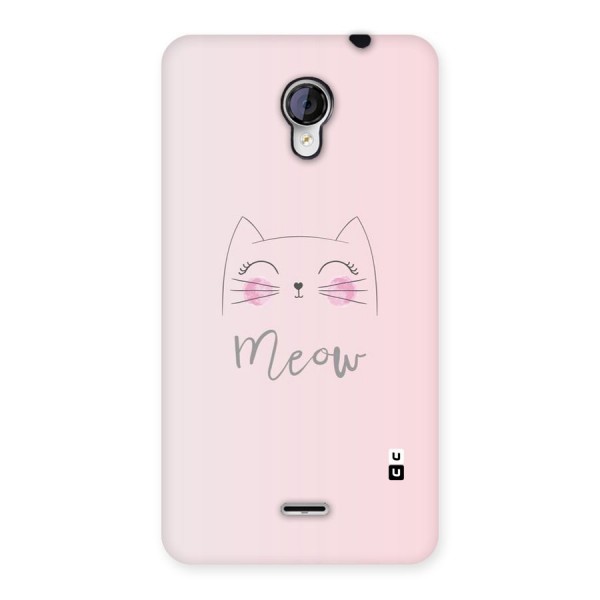 Meow Pink Back Case for Micromax Unite 2 A106