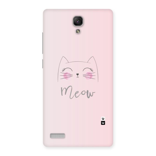 Meow Pink Back Case for Redmi Note