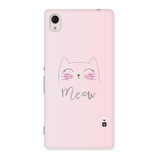 Meow Pink Back Case for Sony Xperia M4