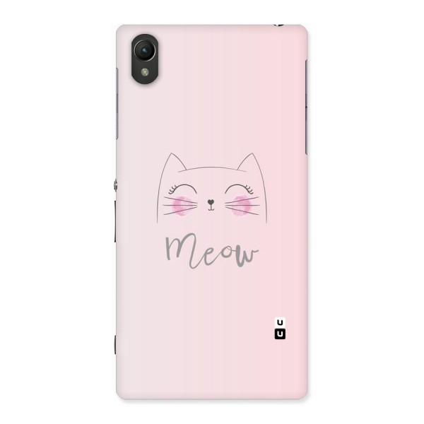 Meow Pink Back Case for Sony Xperia Z1