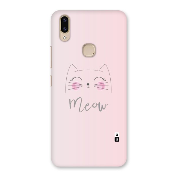 Meow Pink Back Case for Vivo V9