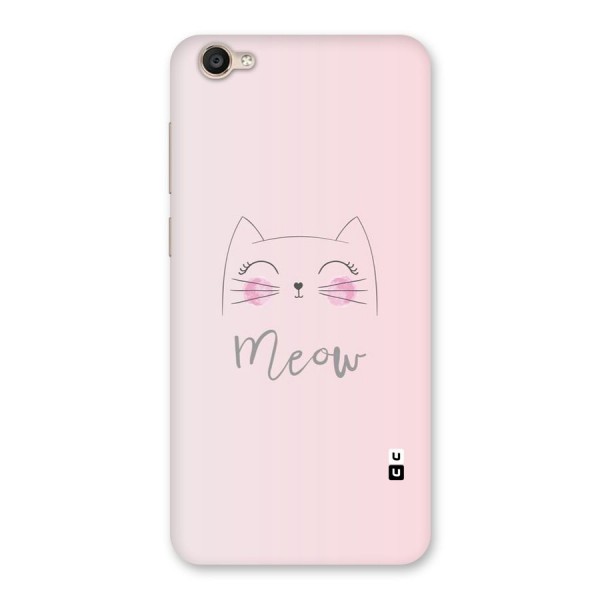 Meow Pink Back Case for Vivo Y55s