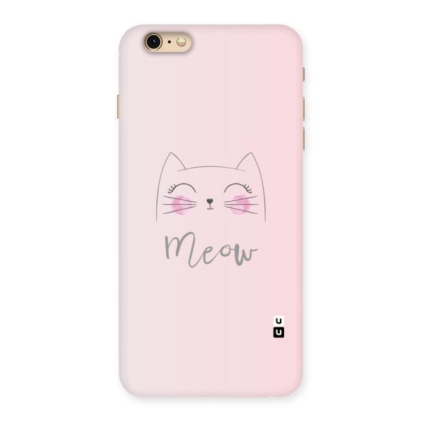 Meow Pink Back Case for iPhone 6 Plus 6S Plus