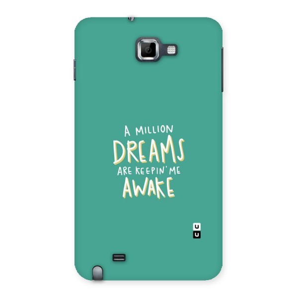 Million Dreams Back Case for Galaxy Note