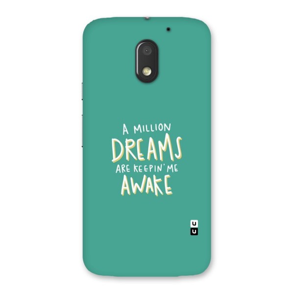 Million Dreams Back Case for Moto E3 Power