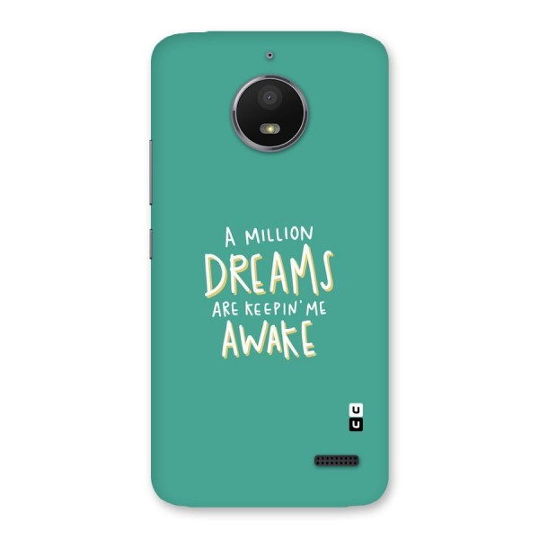 Million Dreams Back Case for Moto E4