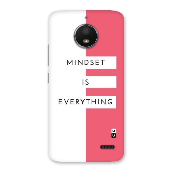 Mindset is Everything Back Case for Moto E4