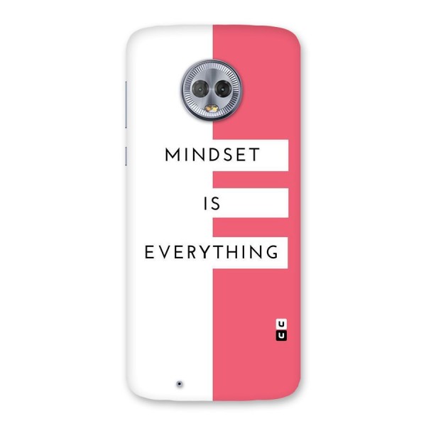 Mindset is Everything Back Case for Moto G6