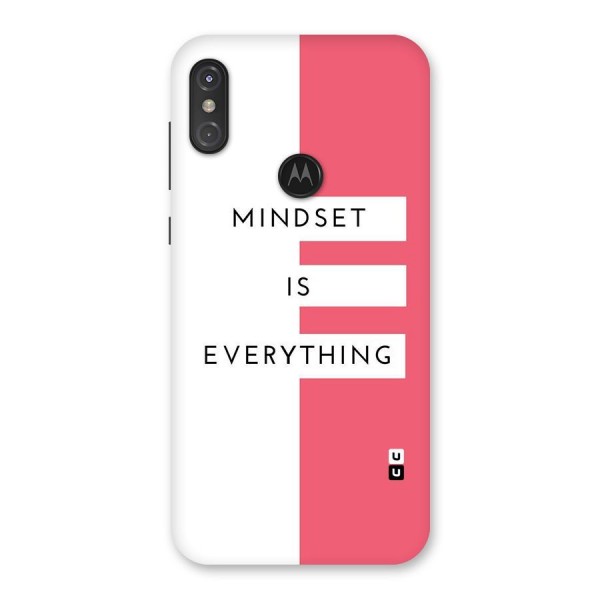 Mindset is Everything Back Case for Motorola One Power