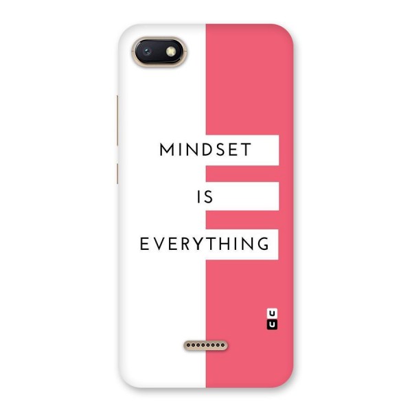 Mindset is Everything Back Case for Redmi 6A