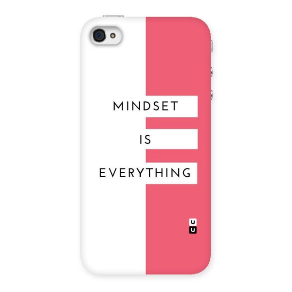 Mindset is Everything Back Case for iPhone 4 4s