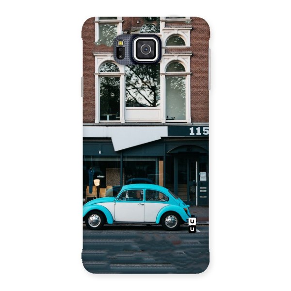 Mini Blue Car Back Case for Galaxy Alpha