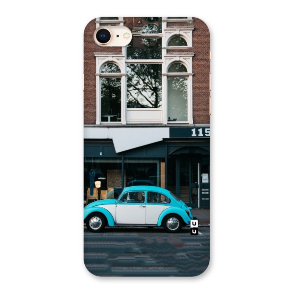 Mini Blue Car Back Case for iPhone 8