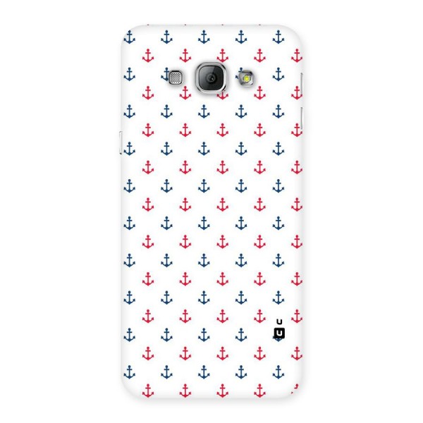 Minimal Anchor Pattern Back Case for Galaxy A8