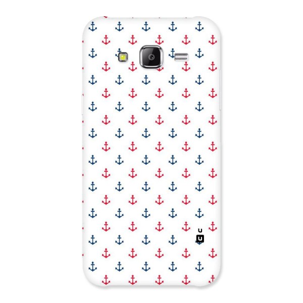 Minimal Anchor Pattern Back Case for Samsung Galaxy J5