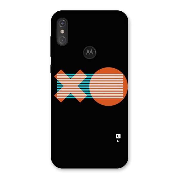 Minimal Art Back Case for Motorola One Power