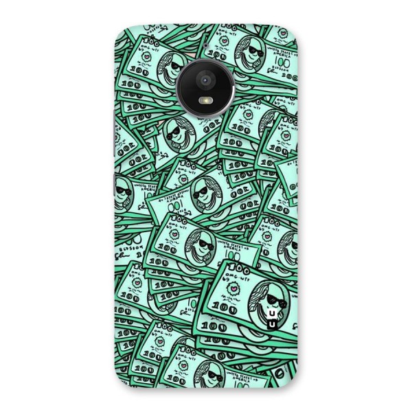 Money Swag Back Case for Moto E4 Plus