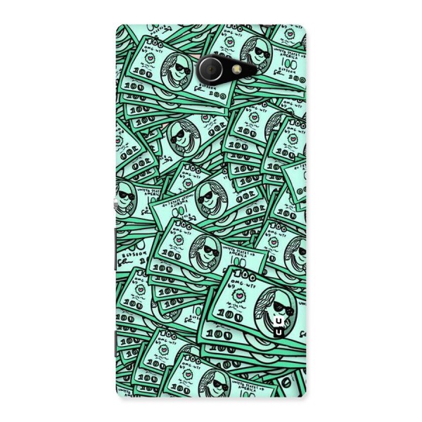 Money Swag Back Case for Sony Xperia M2