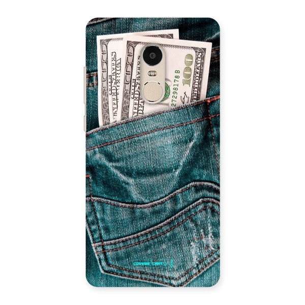 Money in Jeans Back Case for Xiaomi Redmi Note 4