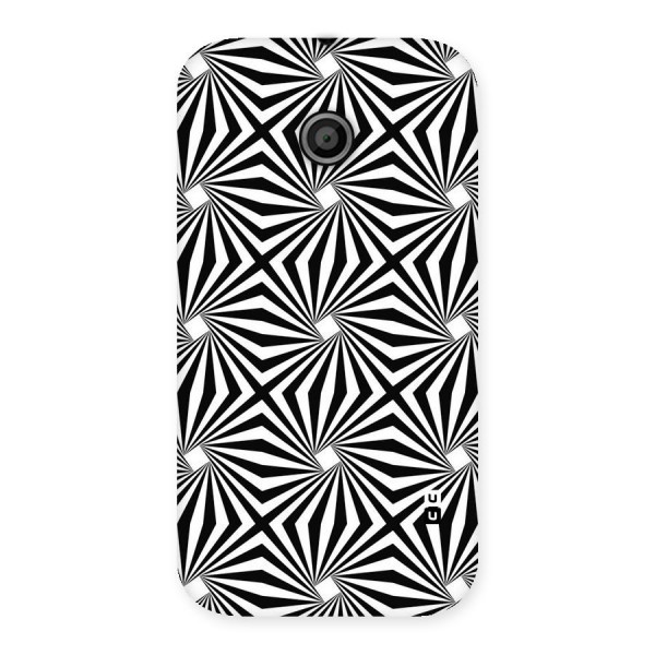 Monochromatic Swirls Back Case for Moto E