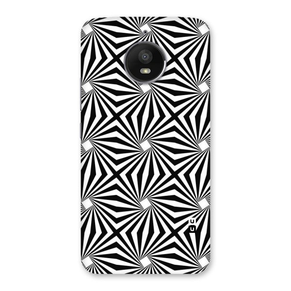 Monochromatic Swirls Back Case for Moto E4 Plus