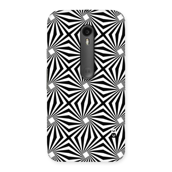 Monochromatic Swirls Back Case for Moto G3