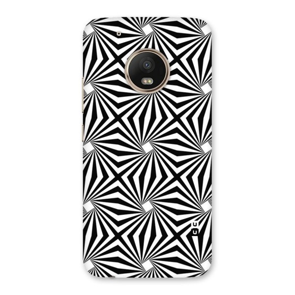 Monochromatic Swirls Back Case for Moto G5 Plus