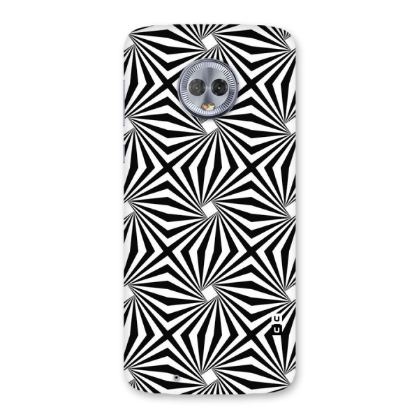 Monochromatic Swirls Back Case for Moto G6