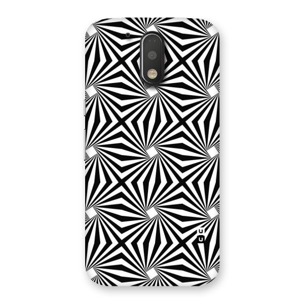 Monochromatic Swirls Back Case for Motorola Moto G4