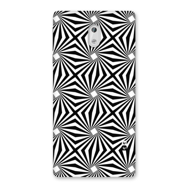 Monochromatic Swirls Back Case for Nokia 3