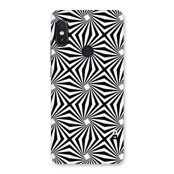 Monochromatic Swirls Back Case for Redmi Note 5 Pro